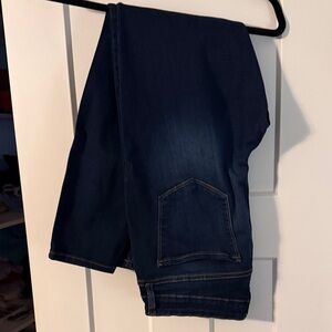 Women's Skinny Jeans in Dark Blue